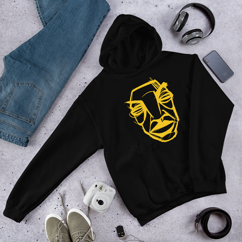 Buisy Gold Unisex Black Hoodie