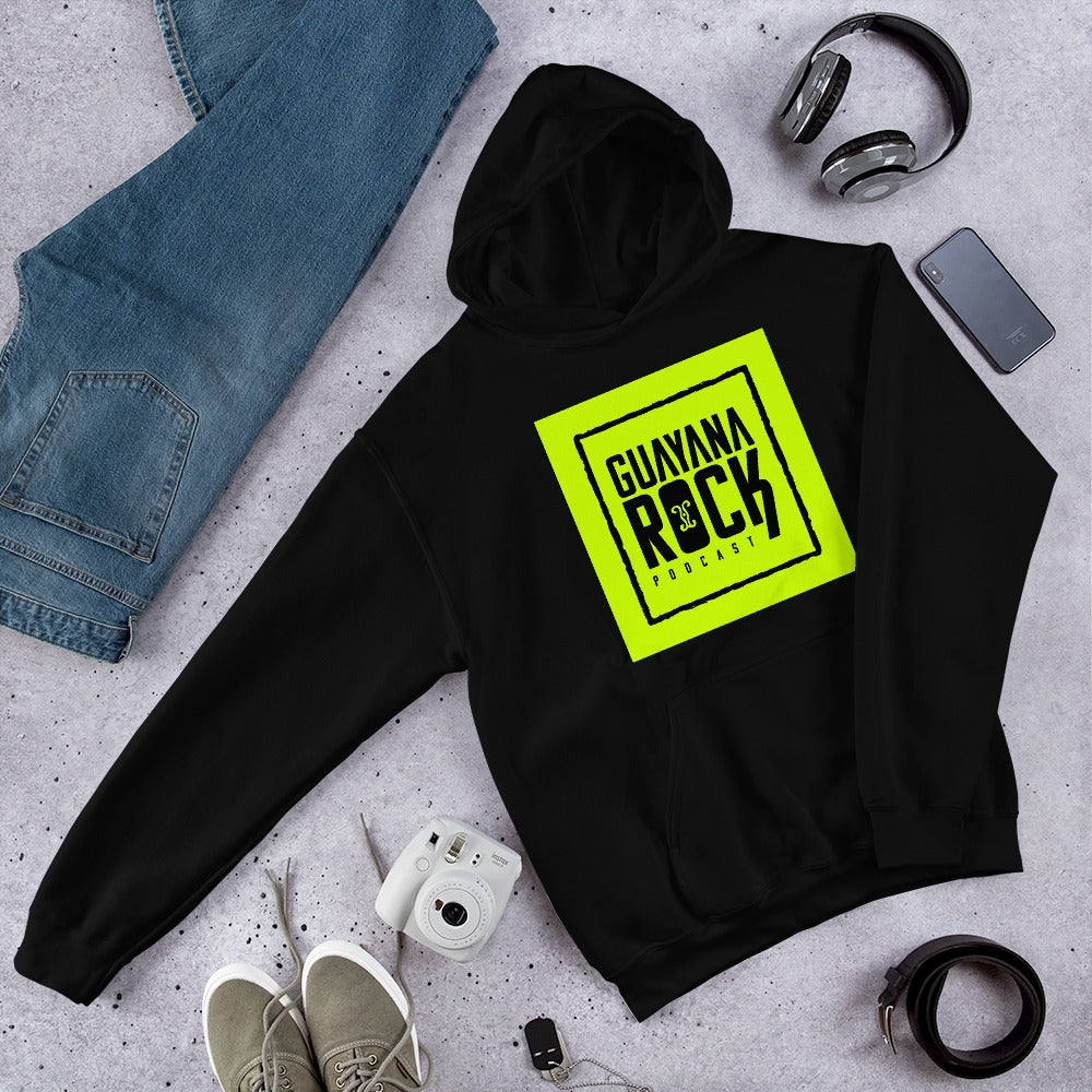 Guayana Rock Podcast Green Unisex Hoodie