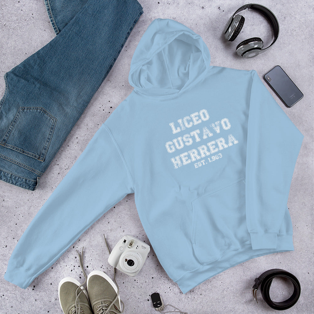Sudadera con capucha unisex Liceo Gustavo Herrera