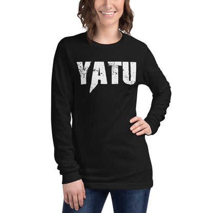 Yatu Unisex Black Long Sleeve Tee