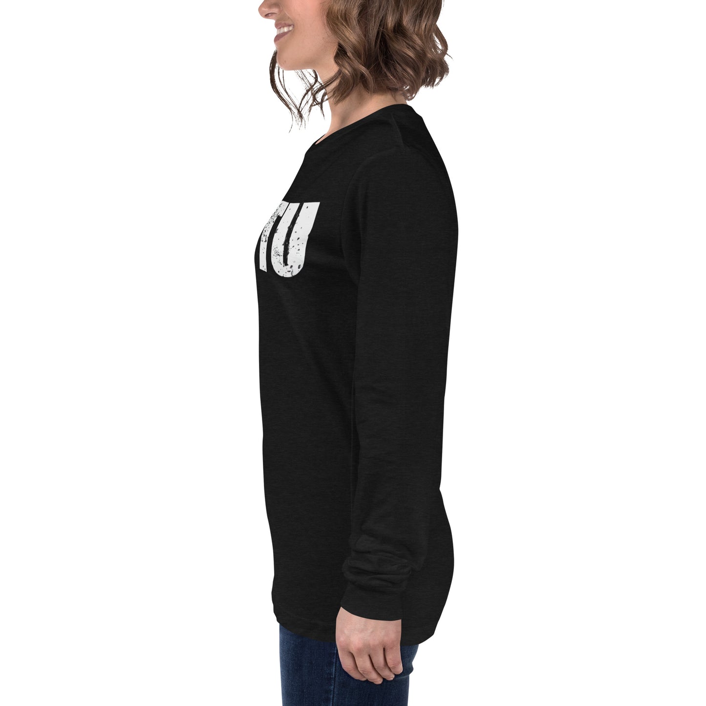 Yatu Unisex Black Long Sleeve Tee