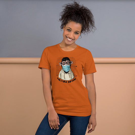 Kultura Infame Monkey Mask Autum Short-Sleeve Unisex T-Shirt