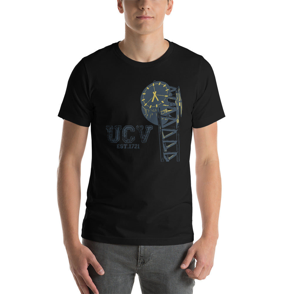 Camiseta Tiempos UCV Black de manga corta unisex