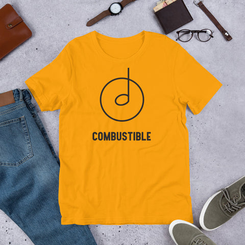 Combustible Gold Short-Sleeve Unisex T-Shirt