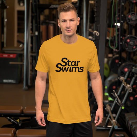 Star Swims Mustard Short-Sleeve Unisex T-Shirt