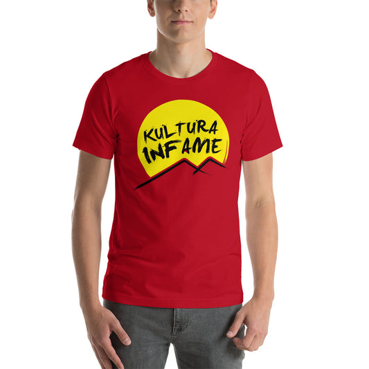 Kultura Infame Red Short-Sleeve Unisex T-Shirt