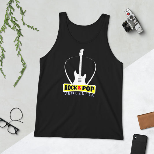 Rock & Pop Venezuela Dark Colors Unisex Tank Top