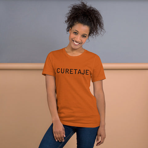 Curetaje Halloween Black Unisex T-Shirt