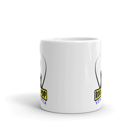 Rock & Pop Venezuela White glossy mug