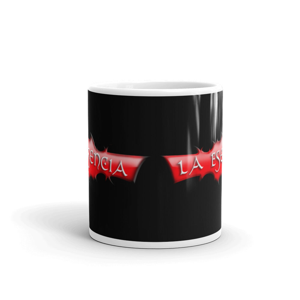 La Esencia Black White glossy mug