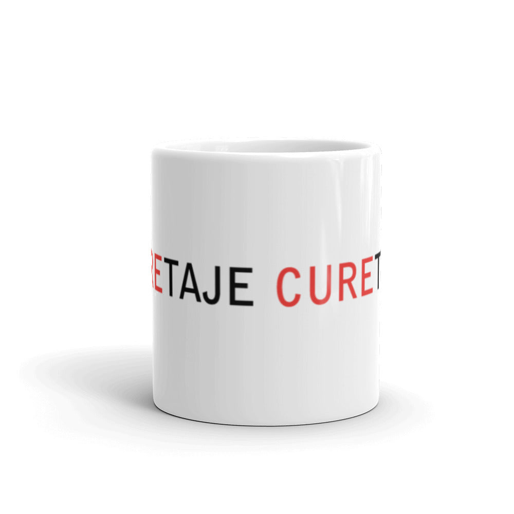Curetaje White glossy mug