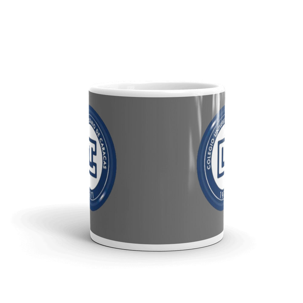 Taza CUC Logo Original Gris Brillante