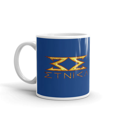 Etnica Navy glossy mug