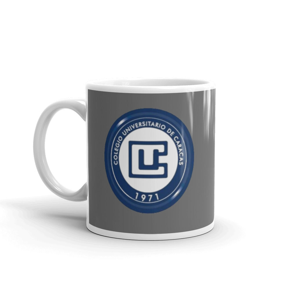 Taza CUC Logo Original Gris Brillante