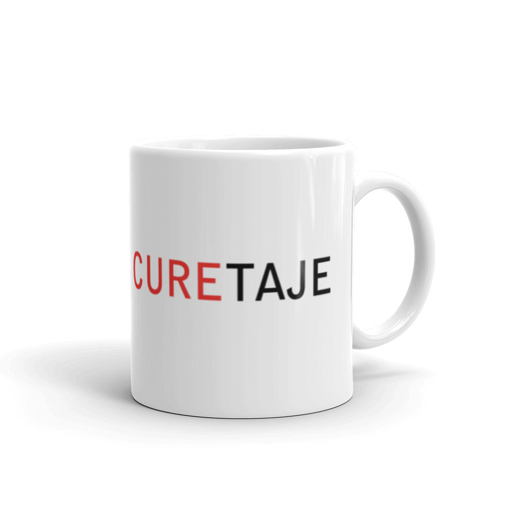 Curetaje White glossy mug