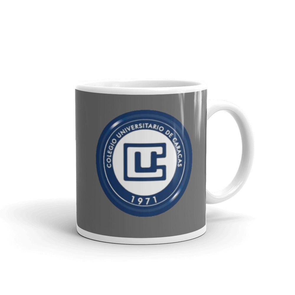 Taza CUC Logo Original Gris Brillante