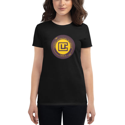 Camiseta CUC Logo Gold de manga corta para mujer