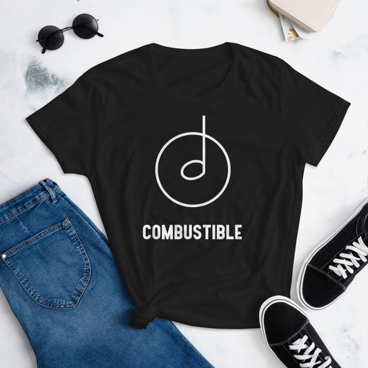 Combustible Black Women's short sleeve t-shirt