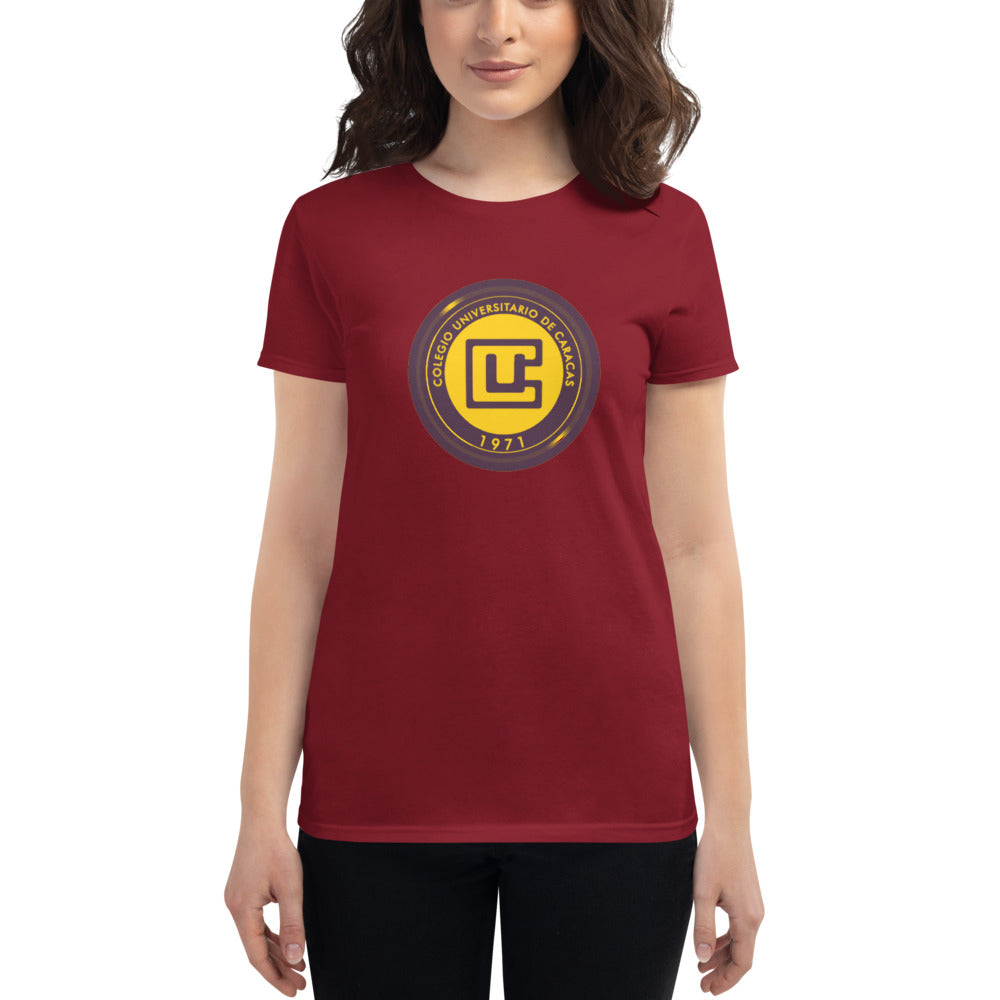 Camiseta CUC Logo Gold de manga corta para mujer