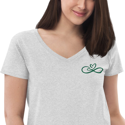 ERA Infinity Love recycled v-neck t-shirt