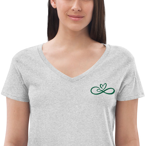 ERA Infinity Love recycled v-neck t-shirt